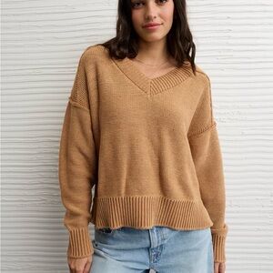 American Eagle Long Weekend V-Neck Sweater, XL, NWOT